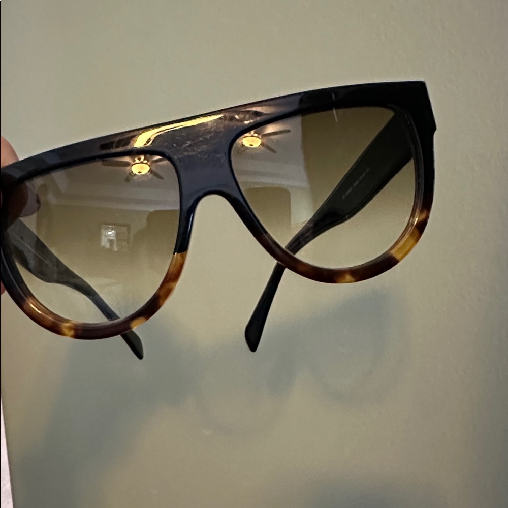 Celine Black and Brown Sunglasses - Picture 6 of 8